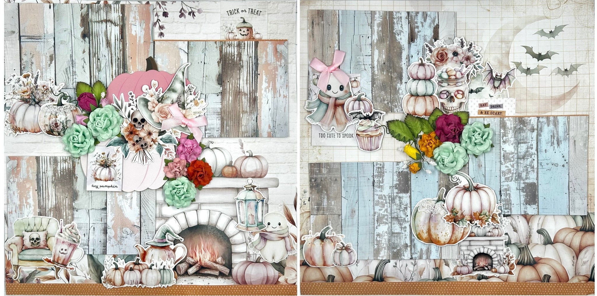 Too Cute to Spook 2-Page Layout (Virtual Class 126)